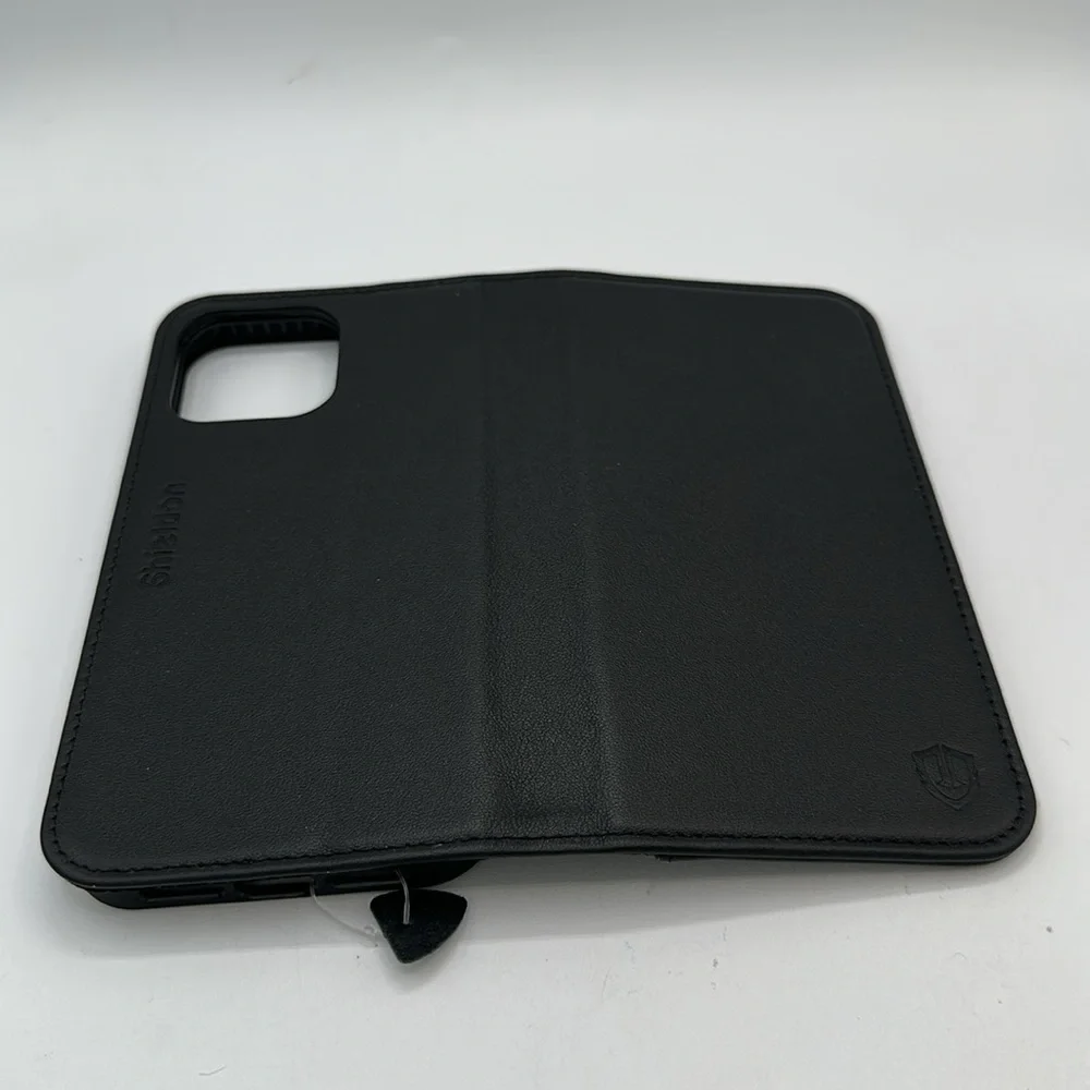 SHIELDON black leather flip cover case for iPhone 14 Pro Max 5G 6.7